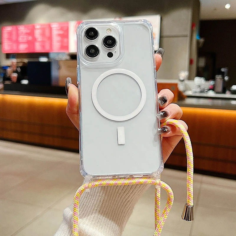 Wireless Charger - Capa magnética transparente à prova de