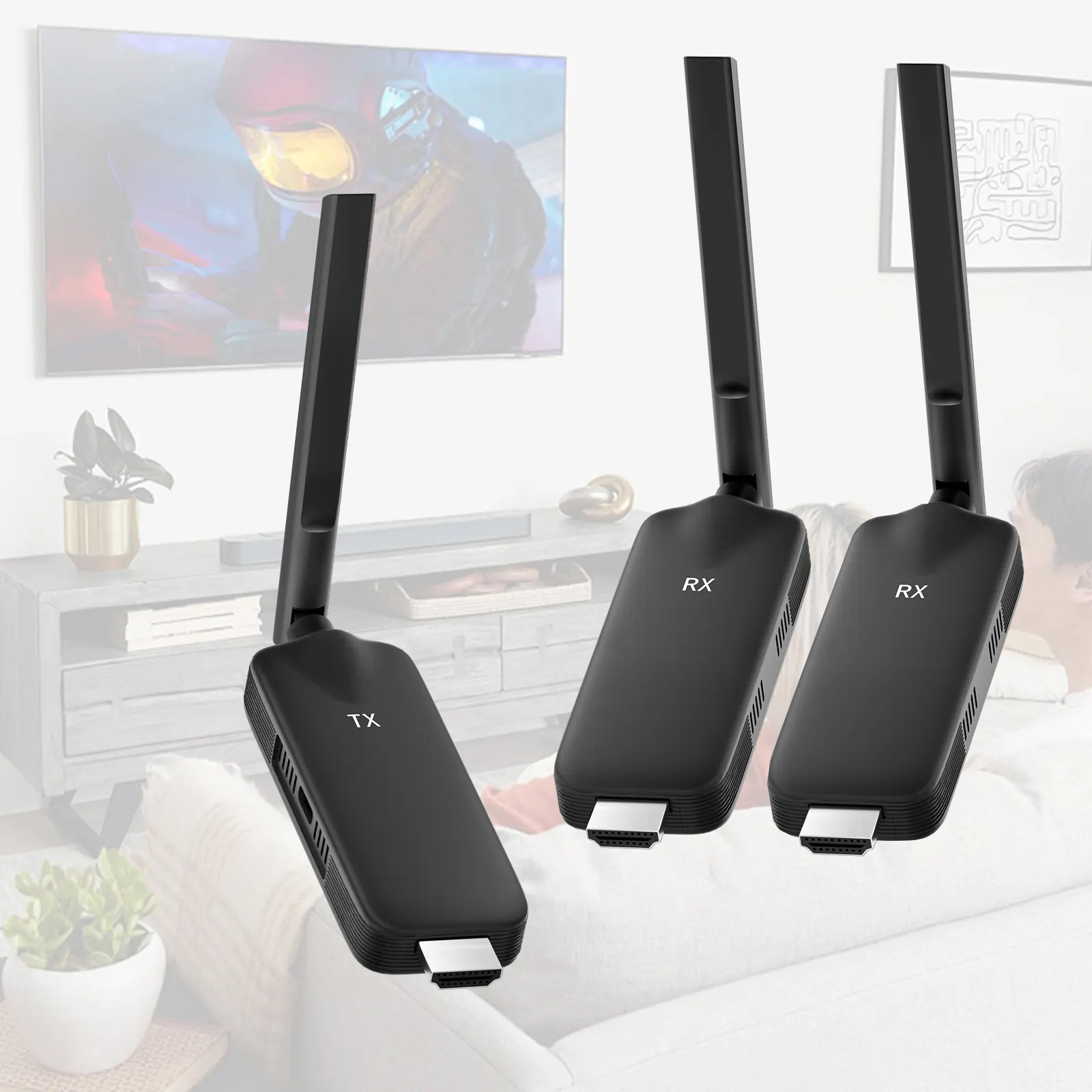Hdmi Adapter - Transmissor de vídeo hdmi sem fio,