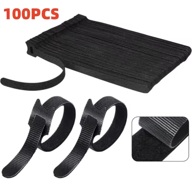 Cable Organizer - 100 unidades de abraçadeiras organizadoras de