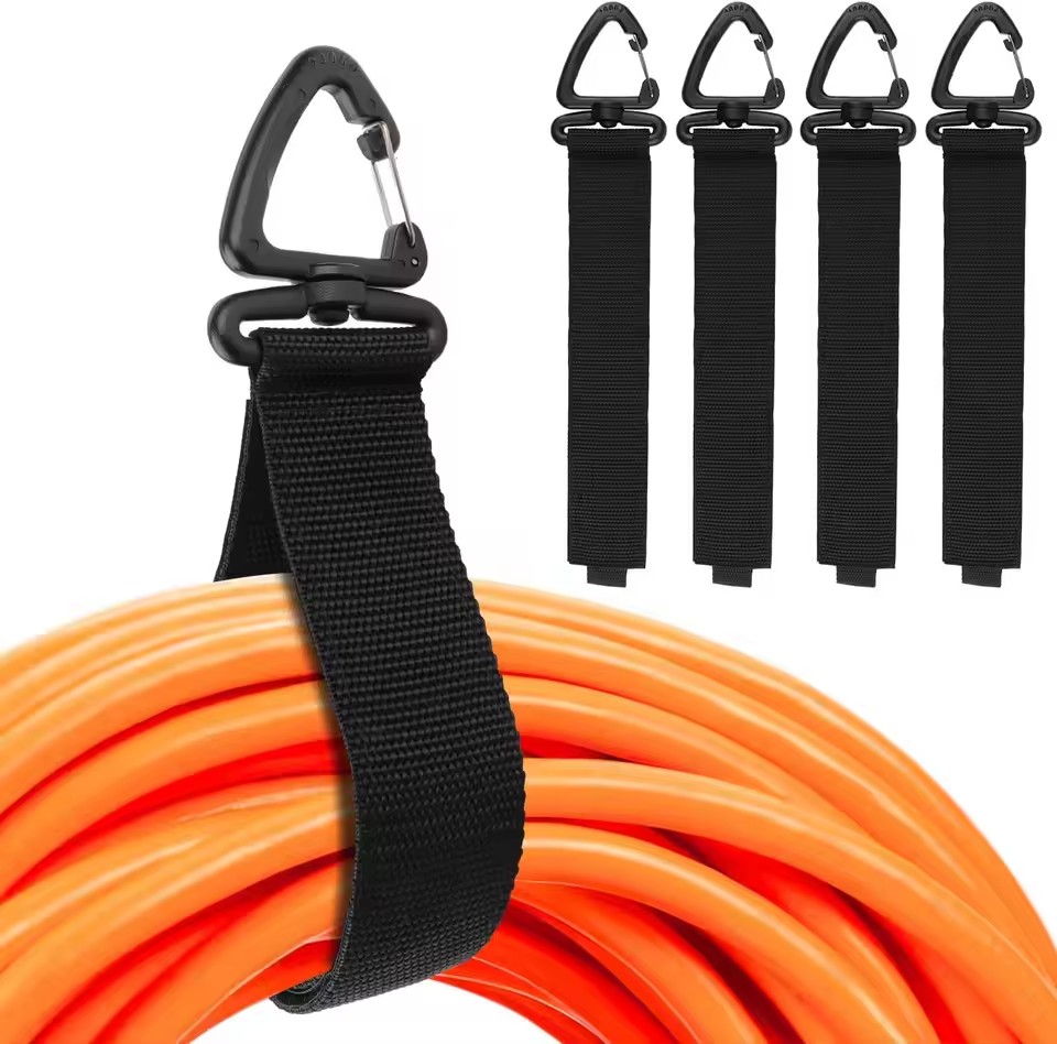 Cable Organizer - Organizador de Cabos com Fivela Rotativa,