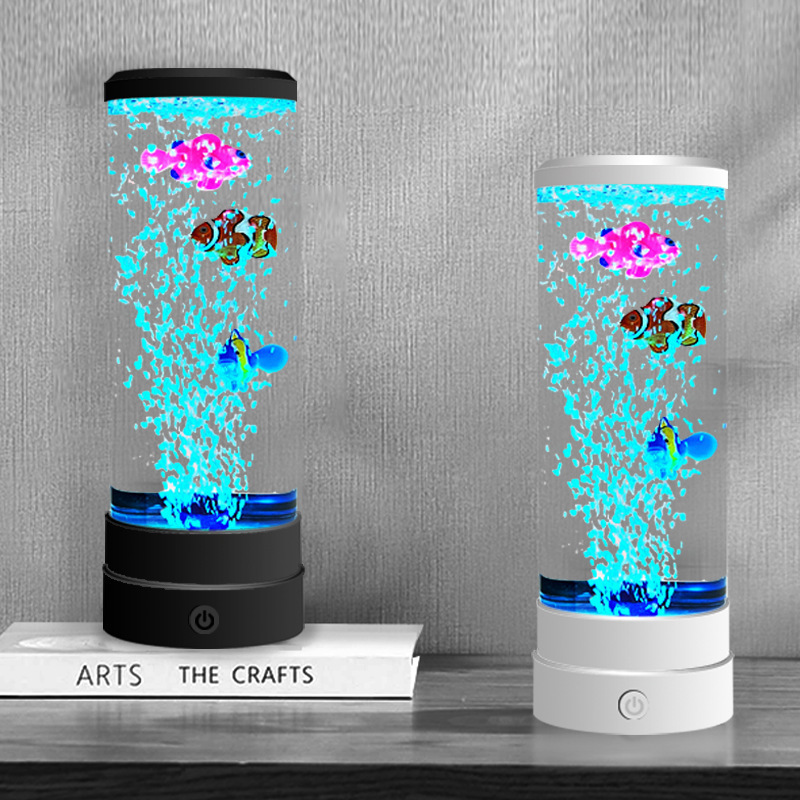 Peixe de Bolhas LED Multicolor - Usb Hub avaliação e preço