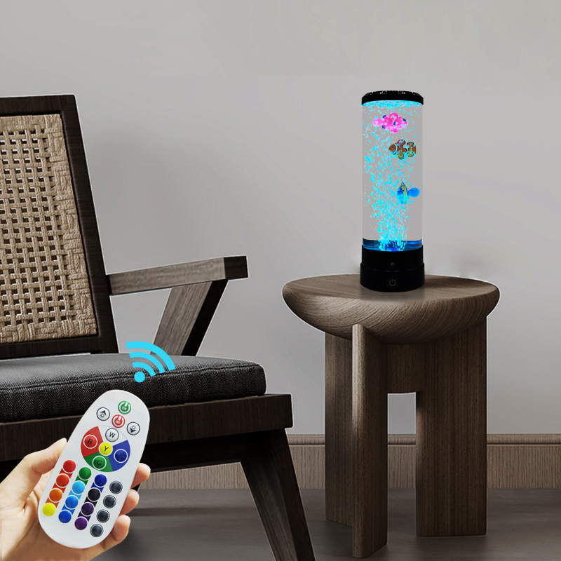 Peixe de Bolhas LED Multicolor - Usb Hub avaliação e preço