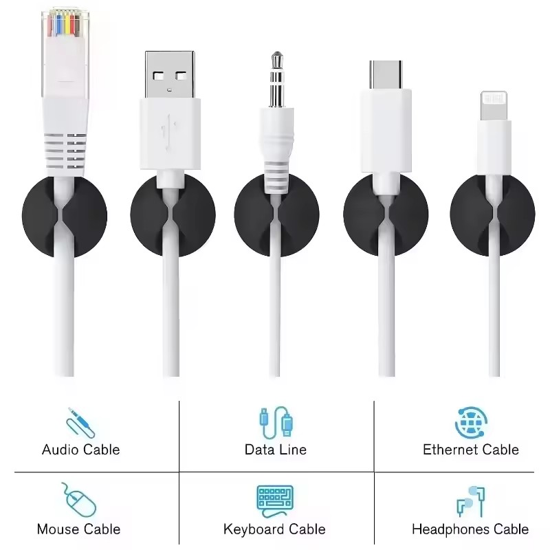 5/50 unidades – Mini organizad - Cable Organizer avaliação e preço
