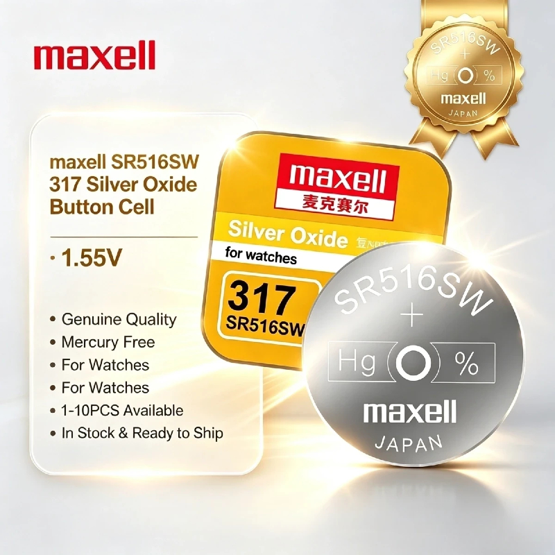 Maxell SR516SW 317 Pilha de Óx - Electronics And Gadgets Ce avaliação e preço