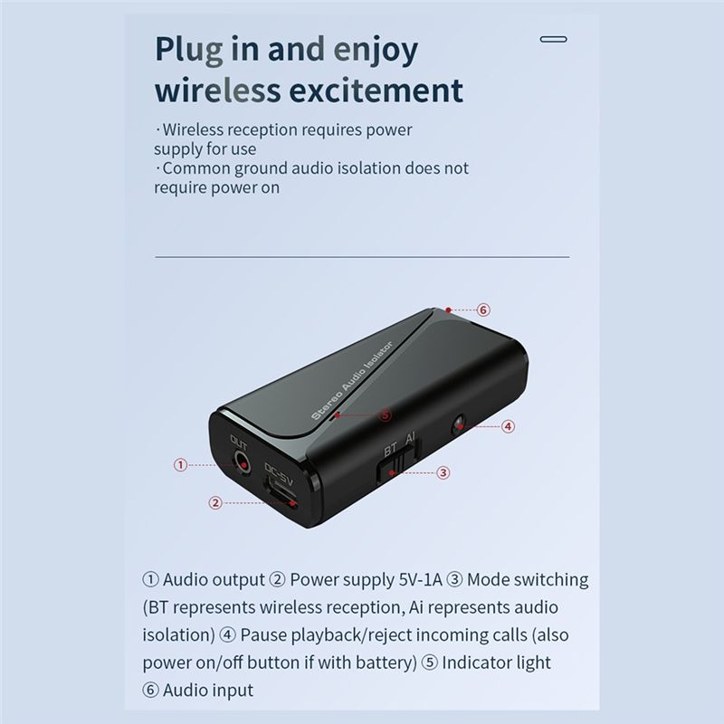 Receptor de Áudio Bluetooth 5. - Bluetooth Speaker avaliação e preço