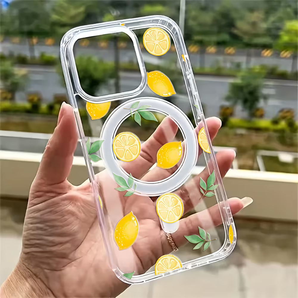 Capa Transparente de Limão de  - Wireless Charger avaliação e preço